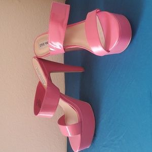 Pink Steve Madden Platform Heels